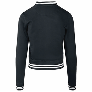 Custom Logo Woven Baseball Jacket | Wholesale Women's Varsity Jacket 100% Wool | <b>Windproof</b> Winter Outdoor College Style Street - Product Image 2