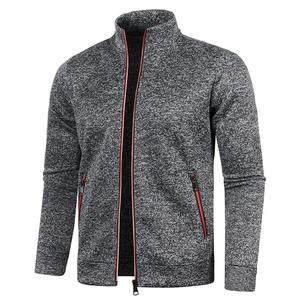 Sweat à capuche zippé pour homme, coupe ajustée, respirant, en polaire coton-polyester, pour la salle de sport, la musculation, le sport d'automne, pull-over - Product Image 6