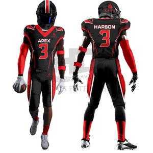 High Quality Low Price American Football Uniform Made In 100% Polyester American Football Uniform - Product Image 2
