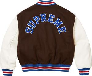 Veste varsity classique à col fin, en laine de haute qualité, séchage rapide, respirante, coupe-vent - Product Image 2