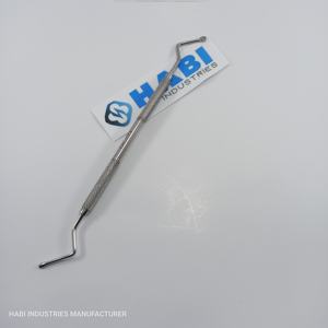 Sonda de limpieza de dientes de acero inoxidable Manual espejo cuchara Dental excavadora y cureta esptulas de corriente para limpieza y llenado - Product Image 6