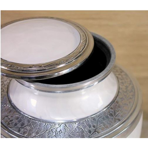 Fabuleux Design Cendres Humaines En Gros Avec Drop Shipping Urne De Crémation Urnes En Laiton En Métal Au Prix Le Moins Cher - Product Image 4
