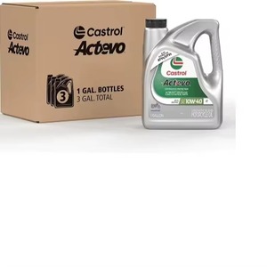 Castrol 10W-40 Actevo X-tra 4T Huile de moto synthétique 1 gallon Huile moteur haute performance pour motos et vélos - Product Image 1