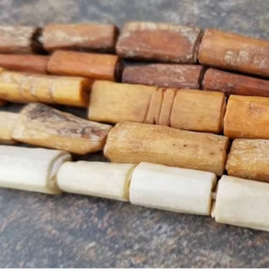 Perles rondes en os naturel sculptées à la main, écologiques, pour la fabrication de bijoux traditionnels et la vente en gros, AZ ENTERPRISES - Product Image 1