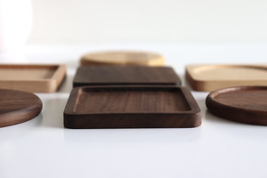 Juego de Posavasos Rústicos de Madera Duraderos, Salvamanteles Naturales para la Protección Diaria de la Mesa - Product Image 2