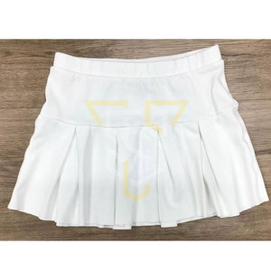 Jupes d'été en coton de qualité supérieure pour femmes Design personnalisé Logo Casual Solid Pattern Mini Breathable OEM Service - Product Image 2