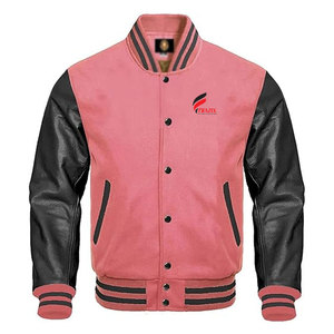 <b>Long</b> Sleeves Latest Design High Quality Winter <b>Jacket</b> Men Sports Baseball <b>Leather</b> Sleeve Lettermen <b>Jacket</b> - Product Image 1