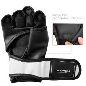 Guantes de MMA de Cuero Premium de la Mejor Calidad para Adultos - Ligeros, Ecológicos, que Absorben la Humedad, Nueva Llegada - Product Image 6