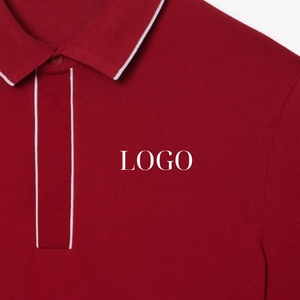 Alta calidad transpirable hombre verano manga corta media manga bordada hombres camiseta para hombres Polo - Product Image 4