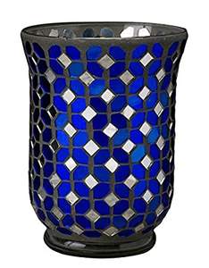Good Quality Modern Mosaic <b>Hurricane</b> <b>Candle</b> Holder with Glass New Design Metal <b>Candle</b> Lantern Stand in Wholesale Price - Product Image 4