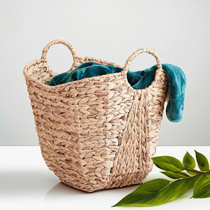 Cestas de almacenamiento ecológicas de Vietnam, organizador duradero hecho a mano para interiores de hoteles y decoración de lujo para el hogar-SB2025 - Product Image 3