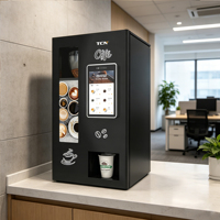 Machine à café entièrement automatique compacte TCN, machine à expresso commerciale de bureau pour les solutions de bureau et d'hôtel