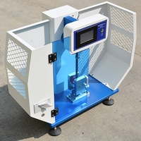 Testeur d'impact à pendule pour les tests de plastiques/testeur d'impact charpy numérique, machine d'essai d'impact izod charpy