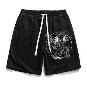 OSTROWEARS ENTERPRISES Venta al por mayor pantalones cortos de gimnasio para hombres 100% algodón malla gruesa Power Lifting sublimación pantalones cortos bordado Logo - Product Image 6