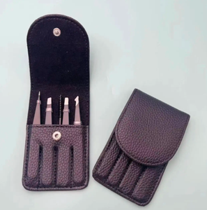 Pinzas para cejas y pestañas de acero inoxidable de precisión ANAAIF, juego de 96 clips con punta puntiaguda, herramientas de maquillaje - Product Image 4