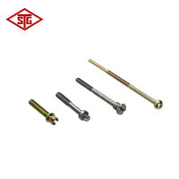 KONFU M5 X 10mm Phillips Drive Vis à filetage complet Boulon Vis et écrous