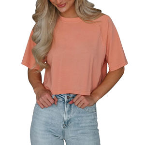 Best Seller Cheap Price Women Latest Solid <b>Crop</b> <b>Top</b> / High Quality Fabric Regular Fit Cotton <b>Crop</b> <b>Top</b> for Women - Product Image 3
