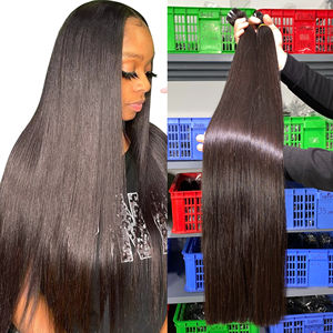 Mejor Precio en Paquetes de Cabello Humano Liso Natural, Cabello Virgen Vietnamita 100%, Pelucas con Frente de Encaje, Extensiones de Cabello Humano de Lujo - Product Image 3