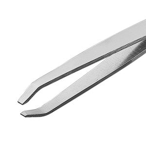 Professional UBI UBI-439 3.7cm Slant Eyebrow <b>Tweezers</b> High Carbon Steel Durable <b>Ingrown</b> <b>Hair</b> Remover & Splinter Tool - Product Image 4