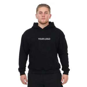 100% coton sweats à capuche lourds construire marque personnalisée de haute qualité grande taille sweats à capuche pour hommes fermeture éclair impression Logo sweats à capuche pour unisexe - Product Image 2