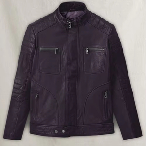 Chaqueta de cuero personalizada para hombre, ropa de calle de calidad de lujo, motorista, motocicleta y moda, prendas de vestir exteriores perfectas para marcas de marca privada - Product Image 2
