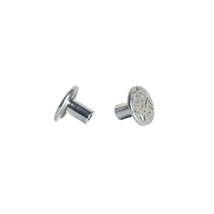 Remache Metálico de Cabeza Redonda Sólida, Galvanizado en Zinc, para Aluminio, Acero, Latón, Cobre, Electrochapado - Product Image 1