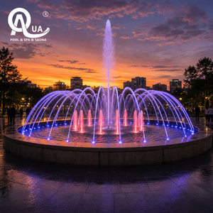 Fontaine de jardin moderne en acier inoxydable pour villas, hôtels, parcs et projets de conception paysagère de luxe - Product Image 2