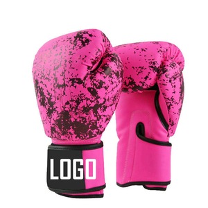 Gants de boxe professionnels respirants et durables, design et logo personnalisés, gants de boxe en cuir pour l'entraînement et le combat - Product Image 2