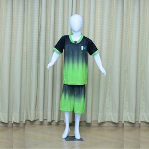 Ensembles de maillots de football respirants de style personnalisé, vêtements de sport, uniformes de football pour enfants - Product Image 1