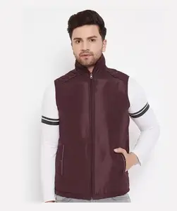 เสื้อแขนกุดมีฮู้ดผ้าควิลท์ยูนิเซ็กส์ให้ความอุ่นตัวได้ทั้งหญิงและชายเสื้อแจ็คเก็ตบุนวมแขนกุดแบบซิปกันน้ำสำหรับฤดูหนาว - Product Image 1