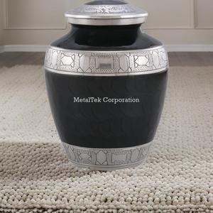 Urnas Funerarias Negras para Cenizas, Urnas Decorativas Clásicas de Gutta para Guardar Cenizas, Recuerdos Conmemorativos para Adultos, Suministros Funerarios al por Mayor - Product Image 2