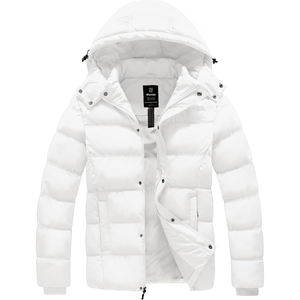 Chaqueta Acolchada con Pasamontañas de Lona Ligera, Diseño Más Reciente de 2025, Cubre Todo el Rostro, Ecológica, Impermeable, Resistente al Viento, Personalizable con Marca - Product Image 1