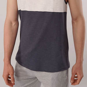 Camisetas sin mangas de gimnasio para hombre, camisetas sin mangas de algodón elástico alto para entrenamiento, ropa deportiva para correr para pedidos al por mayor - Product Image 3