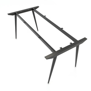 Minimalist Steel Coffee Table Legs HCCO006 Assembly Required Classic Design for Dining & Hospital Use - Product Image 1