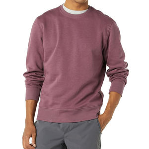 Sweat-shirt en molleton léger à col rond, uni, brodé, pour homme, idéal pour le sport et le style de vie, très bien noté - Product Image 1