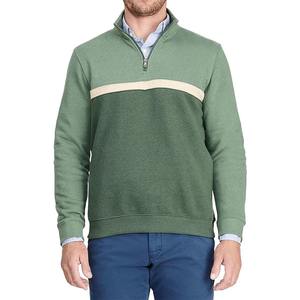 Jersey con cremallera de cuarto de lana de algodón 100% más vendido para hombre, suéter de punto de invierno transpirable - Product Image 4