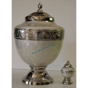 Último patrón, llegada, urna de cremación multicolor con soportes chapados en oro, Color y tamaño personalizados, urnas de cremación para cenizas humanas - Product Image 2