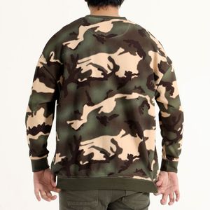 Sweat-shirt à col montant en molleton français anti-froissement 100% coton de haute qualité OEM/ODM, impression de logo personnalisé, sweat-shirt pour homme - Product Image 3