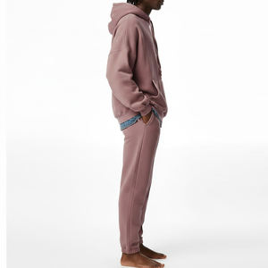 Produit le plus vendu : Survêtement élégant personnalisé effet délavé pour homme, avec broderie vieillie sur mesure - Product Image 5