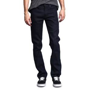 Men's lightweight, breathable, loose casual <b>jeans</b> with stylish tapered feet design, slim fit straight leg <b>elastic</b> <b>jeans</b> - Product Image 2