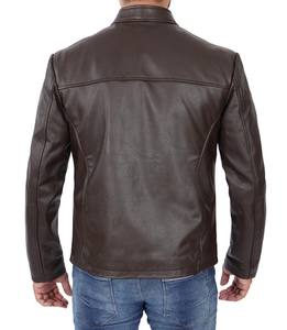 Chaqueta de cuero con cuello levantado de moda para hombre para ropa de invierno estilo callejero producto de gran oferta - Product Image 2
