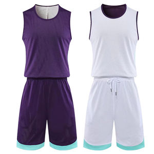Ensembles de maillots de basket-ball réversibles, uniformes de basket-ball pour enfants, kits, vêtements de sport pour enfants, garçons et filles, vêtements de sport double face pour hommes - Product Image 2