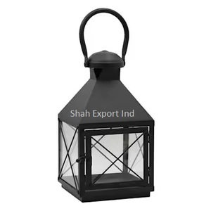 New Arrival Clear Glass & Metal Candle <b>Lantern</b> in 3 Different Size Tall <b>Lantern</b> Antique Finished for Home Decor - Product Image 3