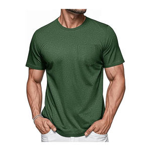 Camiseta de cuello redondo de la mejor calidad 100% Jersey de algodón serigrafía camiseta de hombre más vendida hecha por fabricantes paquistaníes - Product Image 1