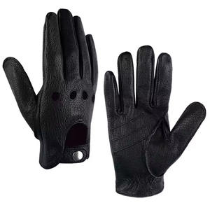 Nouvelle saison d'hiver mode femmes dame en cuir souple habillage gants hiver chaud avec fourrure femmes gants de conduite - Product Image 4