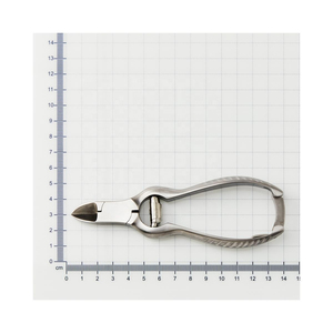 Pinza de uñas profesional de acero inoxidable con hoja curva y apertura de mandíbula ancha para el cuidado de uñas gruesas de dedos y dedos - Product Image 3