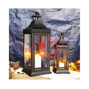 Customized Size Metal Hanging Outdoor Lantern <b>for</b> Wedding Decor Best Quality <b>Home</b> Decorative Table Top T-Light Hurricane Lantern - Product Image 1