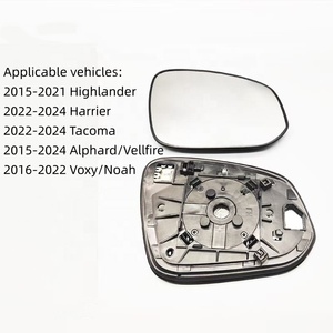 1 Par de Lentes de Cristal para Espejo Retrovisor Lateral Calefactado con Punto Ciego para TOYOTA Highlander 2015-2021 - Product Image 3