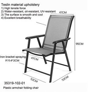 Silla de ratán de plástico PVC exterior - Product Image 2