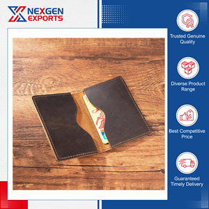 Tarjetero de Cuero Genuino Multifuncional de Estilo Vintage de la Más Alta Calidad Hecho en India, con Bloqueo RFID, 3 Tamaños, Precio Decente - Product Image 6